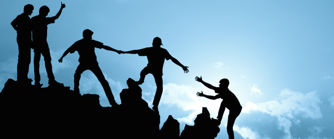 Leaders on a mountain Leaders on a mountain
